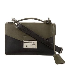 Prada Lux Saffiano Sound Crossbody Bag